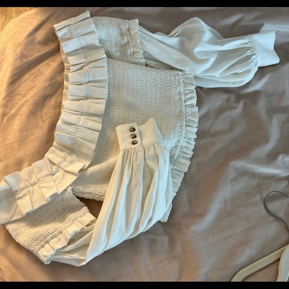 White off the shoulder tube top! - Picture 3 of 3